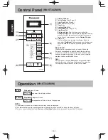 Preview for 6 page of Panasonic NN-SM332M/W Operating Instruction And Cook Book