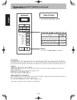 Preview for 10 page of Panasonic NN-SM332M/W Operating Instruction And Cook Book