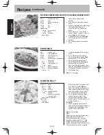 Preview for 20 page of Panasonic NN-SM332M/W Operating Instruction And Cook Book