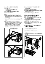 Preview for 14 page of Panasonic NN-SM33HMY Service Manual