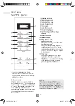 Preview for 16 page of Panasonic NN-SM33HW Operating Instructions Manual