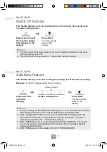 Preview for 20 page of Panasonic NN-SM33HW Operating Instructions Manual