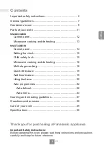 Preview for 3 page of Panasonic NN-SM33NB/W Operating Instructions Manual