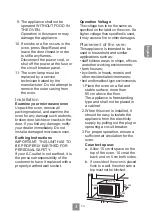 Preview for 5 page of Panasonic NN-SM33NB/W Operating Instructions Manual