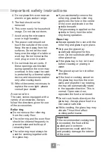 Preview for 6 page of Panasonic NN-SM33NB/W Operating Instructions Manual