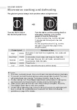 Preview for 15 page of Panasonic NN-SM33NB/W Operating Instructions Manual