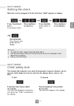 Preview for 17 page of Panasonic NN-SM33NB/W Operating Instructions Manual