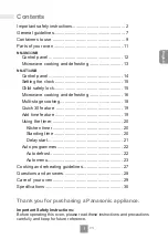 Preview for 3 page of Panasonic NN-SM33NB Operating Instructions Manual