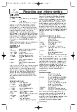 Preview for 51 page of Panasonic NN-SN648S Operating Instructions Manual