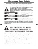 Preview for 2 page of Panasonic NN-SN651B Operating Instructions Manual