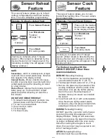 Preview for 18 page of Panasonic NN-SN651B Operating Instructions Manual