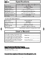 Preview for 30 page of Panasonic NN-SN651B Operating Instructions Manual