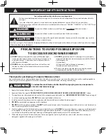 Preview for 3 page of Panasonic NN-SN65KB Owner'S Manual