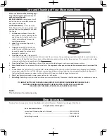 Preview for 24 page of Panasonic NN-SN65KB Owner'S Manual