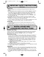 Preview for 6 page of Panasonic NN-SN668B Operating Instructions Manual