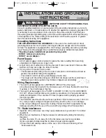 Preview for 7 page of Panasonic NN-SN668B Operating Instructions Manual