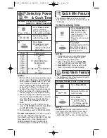 Preview for 15 page of Panasonic NN-SN668B Operating Instructions Manual