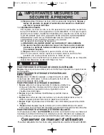 Preview for 35 page of Panasonic NN-SN668B Operating Instructions Manual