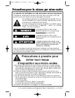 Предварительный просмотр 33 страницы Panasonic NN-SN676S Operating Instructions Manual