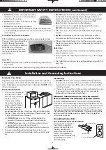 Preview for 5 page of Panasonic NN-SN67HS Owner'S Manual