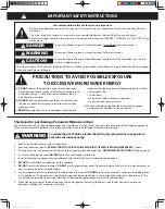 Preview for 3 page of Panasonic NN-SN686SR Owner'S Manual