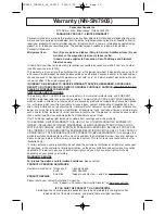 Preview for 31 page of Panasonic NN-SN690S Operating Instructions Manual