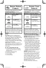 Preview for 20 page of Panasonic NN-SN745S Owner'S Manual