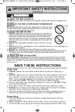 Preview for 5 page of Panasonic NN-SN752S Operating Instructions Manual