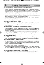 Preview for 9 page of Panasonic NN-SN752S Operating Instructions Manual