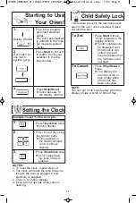 Preview for 13 page of Panasonic NN-SN752S Operating Instructions Manual