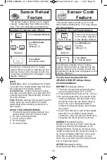 Preview for 18 page of Panasonic NN-SN752S Operating Instructions Manual