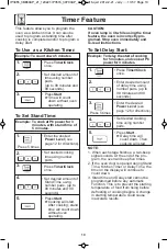 Preview for 21 page of Panasonic NN-SN752S Operating Instructions Manual