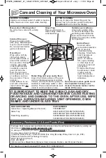 Preview for 26 page of Panasonic NN-SN752S Operating Instructions Manual