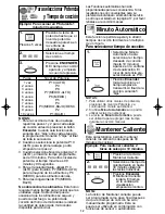 Preview for 14 page of Panasonic NN-SN778 (Spanish) Instrucciones De Operación