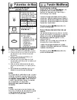 Preview for 15 page of Panasonic NN-SN778 (Spanish) Instrucciones De Operación