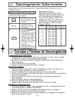 Preview for 16 page of Panasonic NN-SN778 (Spanish) Instrucciones De Operación