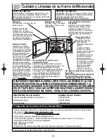 Preview for 26 page of Panasonic NN-SN778 (Spanish) Instrucciones De Operación