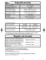 Preview for 30 page of Panasonic NN-SN778 (Spanish) Instrucciones De Operación