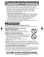 Preview for 4 page of Panasonic NN-SN789S Instrucciones De Operación