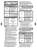 Preview for 14 page of Panasonic NN-SN789S Instrucciones De Operación