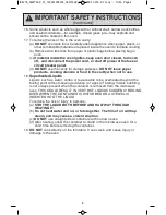 Preview for 4 page of Panasonic NN-SN942B Operating Instructions Manual