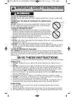 Preview for 5 page of Panasonic NN-SN942B Operating Instructions Manual