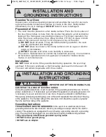 Preview for 6 page of Panasonic NN-SN942B Operating Instructions Manual