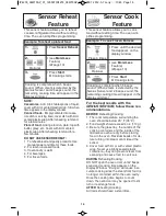 Preview for 18 page of Panasonic NN-SN942B Operating Instructions Manual