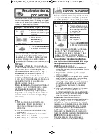 Preview for 48 page of Panasonic NN-SN942B Operating Instructions Manual