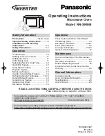 Preview for 1 page of Panasonic NN-SN968 Operating Instructions Manual