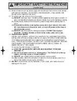 Preview for 4 page of Panasonic NN-SN968 Operating Instructions Manual