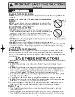 Preview for 5 page of Panasonic NN-SN968 Operating Instructions Manual