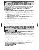 Preview for 6 page of Panasonic NN-SN968 Operating Instructions Manual