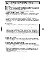 Preview for 8 page of Panasonic NN-SN968 Operating Instructions Manual